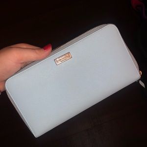 Brand New Blue Kate Spade Wallet